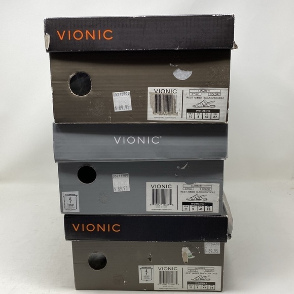 Vionic Amber Black Crocodile - Women's Adjustable Slide Sandal - Orthaheel - Picture 7 of 7